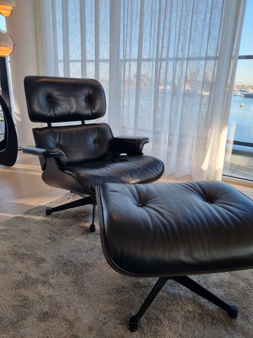 Eames lounge chair Vitra XL all black