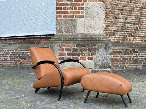 Gelderland fauteuil 5470 met hocker