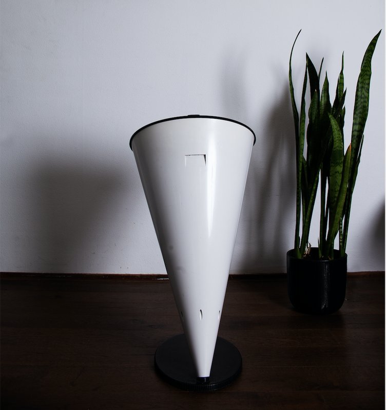 Kartell design cone trash can