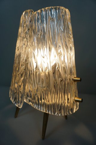 Kalmar, Messing Murano glazen tafel nachtlampje