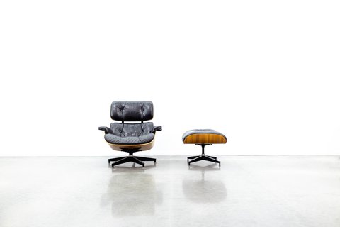 Eames Lounge chair + ottoman