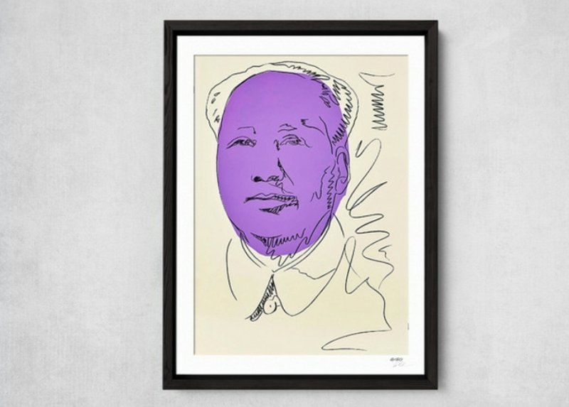 Andy Warhol, zeefdruk Mao (1974)