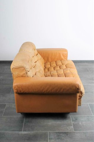 De Sede DS-P three-seater by Robert Haussmann in leather