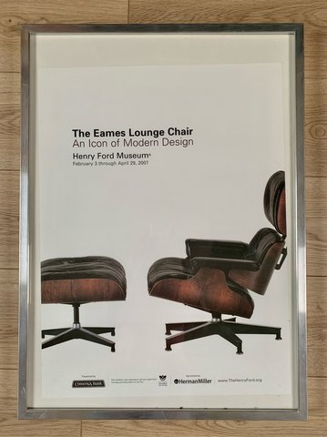 Afficheposter Eames Lounge Chair