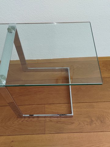 Gebra glass side table