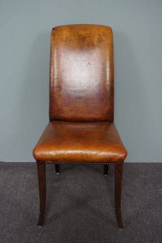 4x Sheep leather dining room chairs