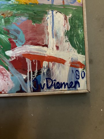 Jan van Diemen oil painting