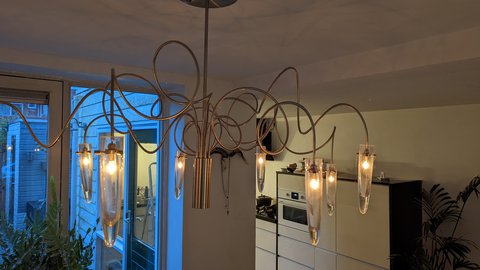 Dutch Design chandelier, Twister