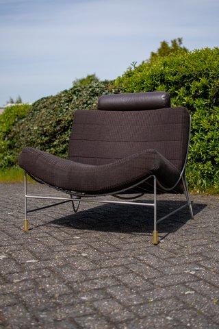 Leolux Volare armchair + ottoman