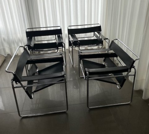 4 Wassily stoelen