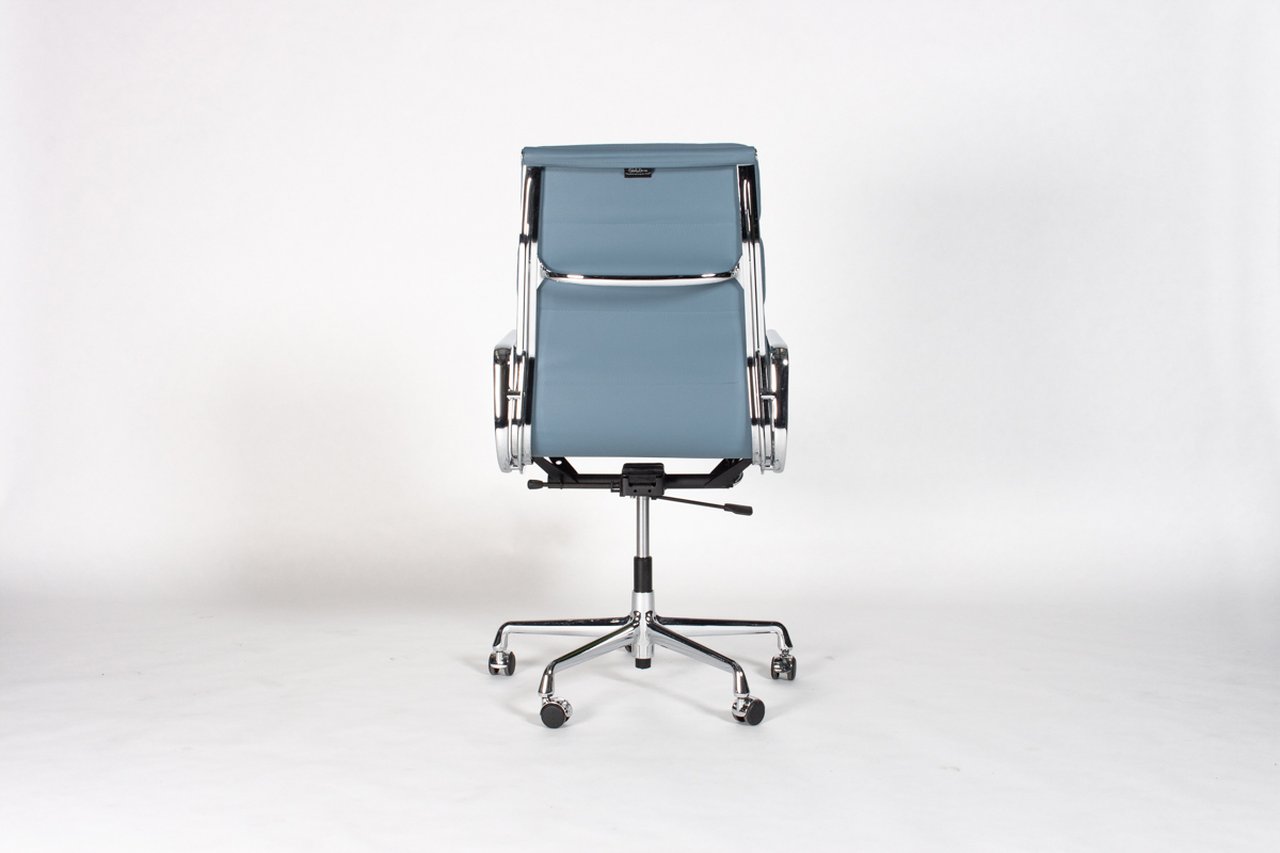 Image 4 of Vitra Eames EA219 Stuhl – Blau Leder