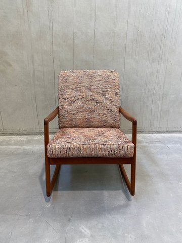 Ole Wanscher vintage rocking chair