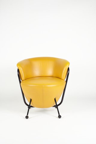 Postmodern Italian design club armchair