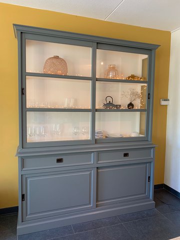 Gray display cabinet sideboard (Van de Koperen Bel from Utrecht)