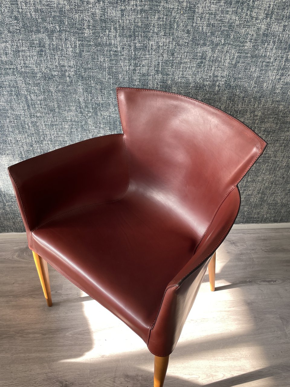 Image 14 of 6x Vintager Matteo Grassi "Vela" fauteuil van Carlo Bartoli