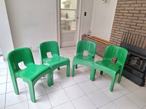 4x Kartell Stühle