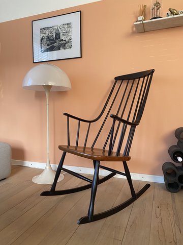 Vintage design schommelstoel "Grandessa" by Lena Larsson