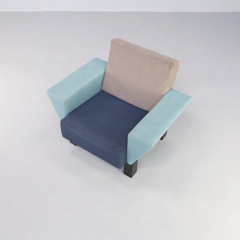 Knoll 80s ‘westside’ lounge chair by Ettore Sottsass