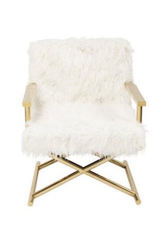 Kare fluffy fauteuil