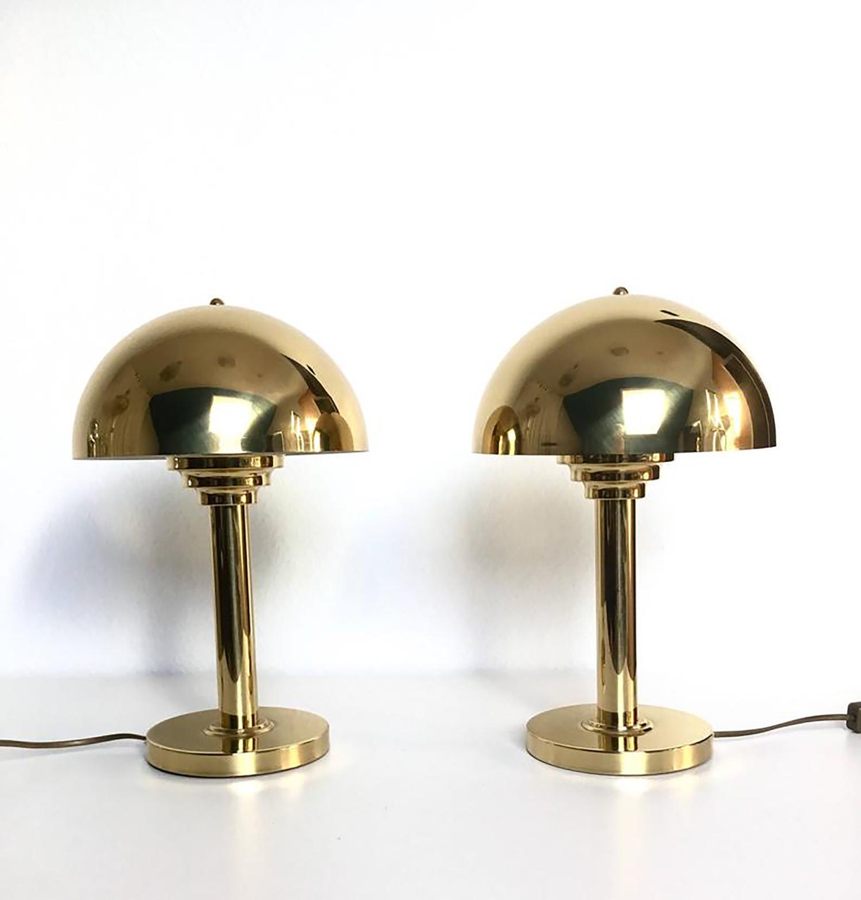 Paar moderne Tischlampen aus der Mitte des Jahrhunderts image 1