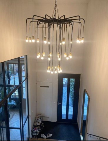 Vintage italiaanse design plafondlamp