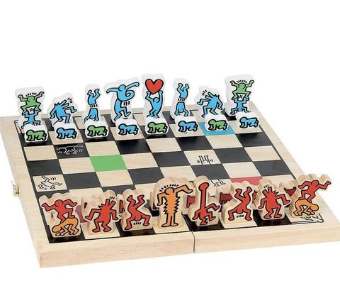 Keith Haring schaakspel