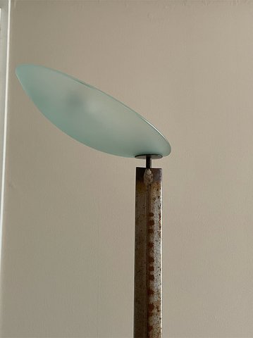 Roestkleurige vloerlamp van Tom Kater