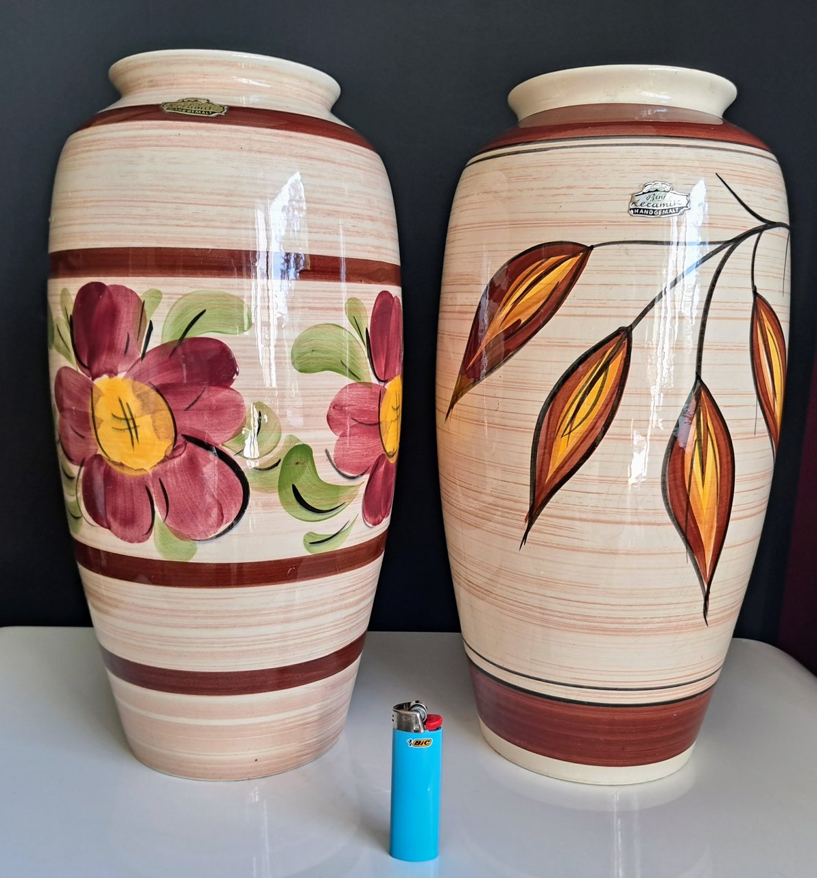 Image 4 of 2x Bay ceramic floor vases