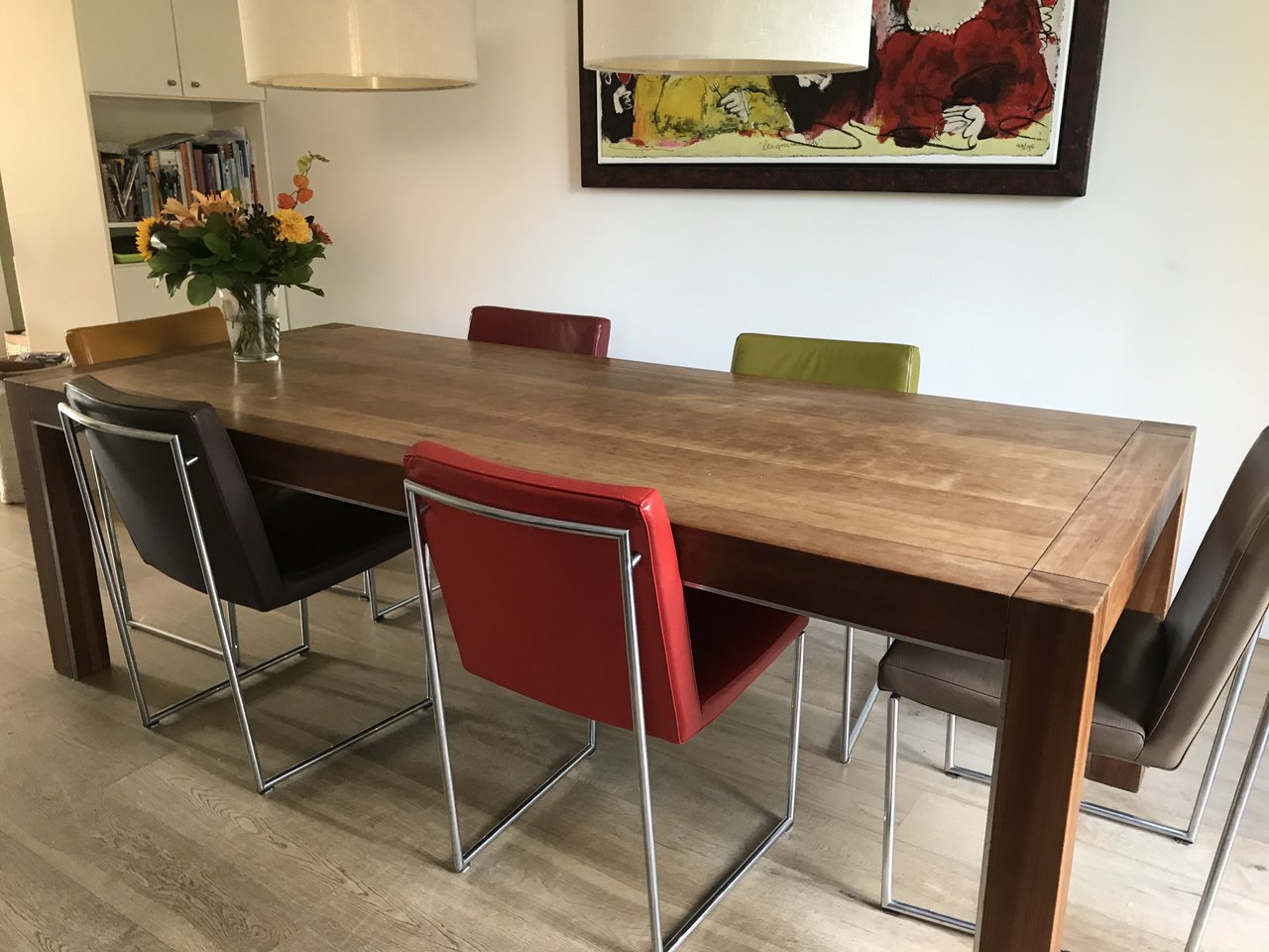 Image 4 of 6 Harvink Point dining table chairs (leather, various colours)