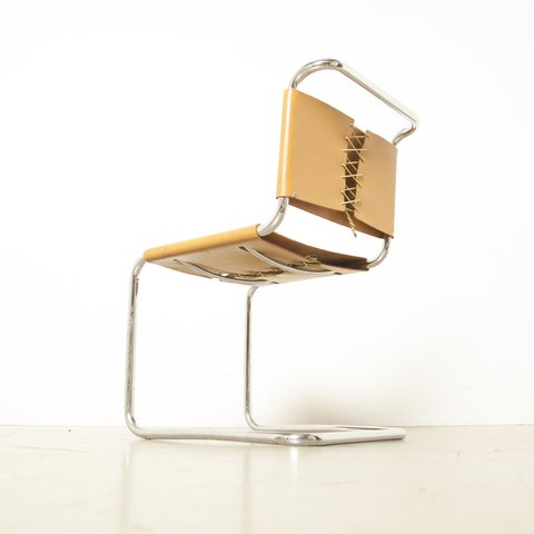 S33 chair Mart Stam light brown