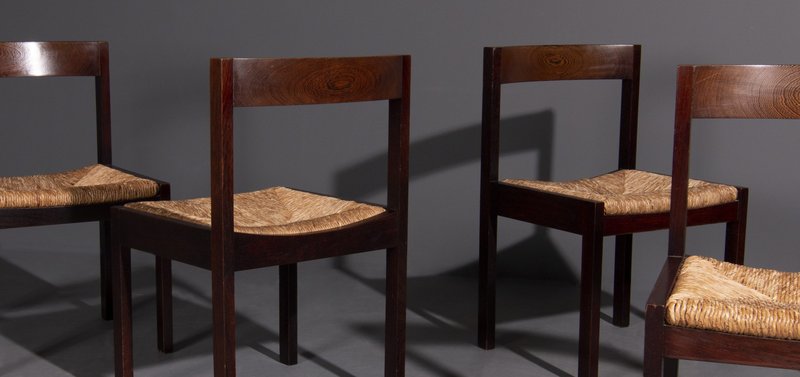 6 Martin Visser dining room chairs produced by 't Spectrum