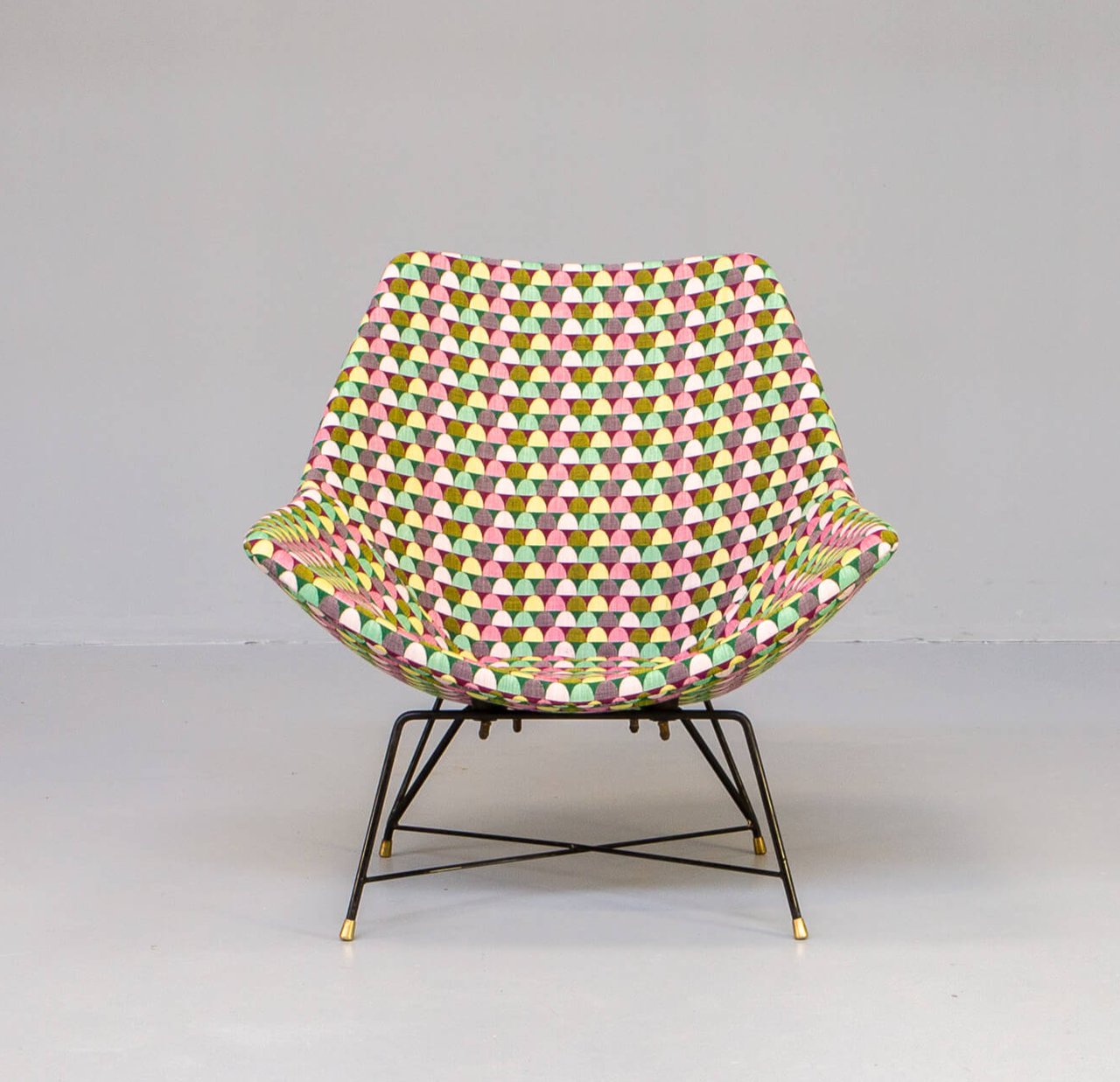 Image 3 of Saporiti ‘Kosmos’ lounge fauteuil van Augusto Bozzi