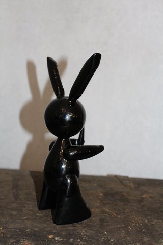 Jeff Koons Black Rabbit limited art edition 198/250