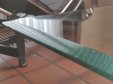 Italiaans design glazen vierkante salontafel