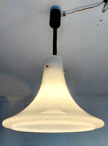 Vintage opalineglas hanglamp