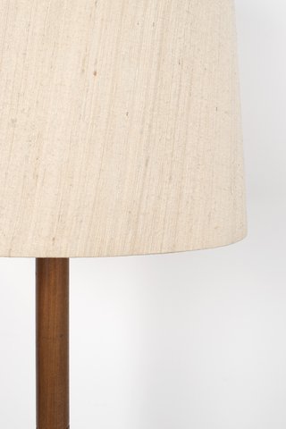 Vintage Deense teak vloerlamp