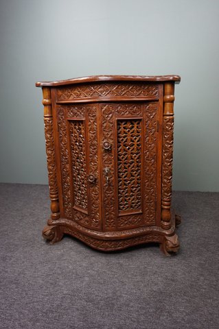 Mid 20th century carved wooden case