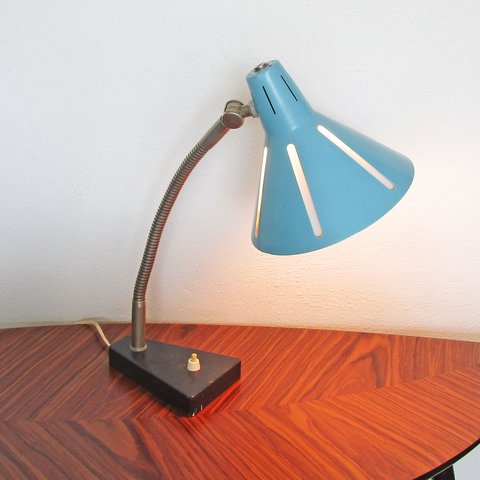 Vintage Hala Zeist tafel/bureaulamp - Model nr 20 Zonneserie - H. Busquet