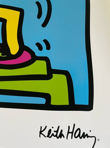 Keith Haring Untitled (DJ) 1983