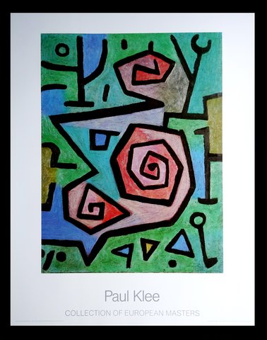 Paul Klee - Heroische Rosen 1938 - Offsetlithografie - Achenbach Kunst Edition 1986