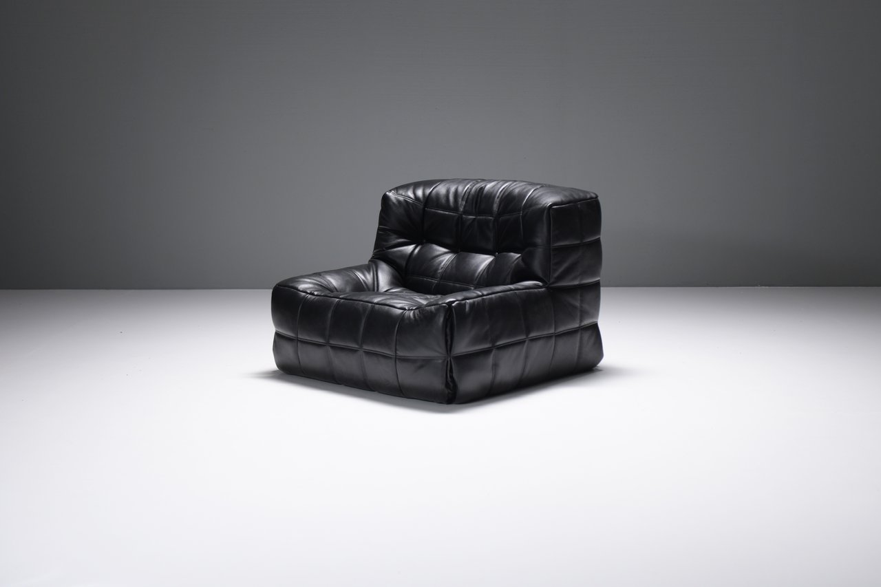 Michel Ducaroy  1970s Leather Kashima Sofa By Ligne Roset (1976