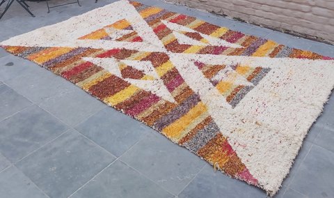 Bohemian patchwork tapijt