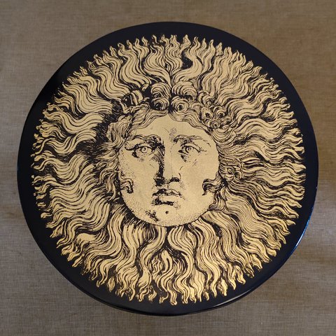 Piero Fornasetti Depicting "Sun King" Table