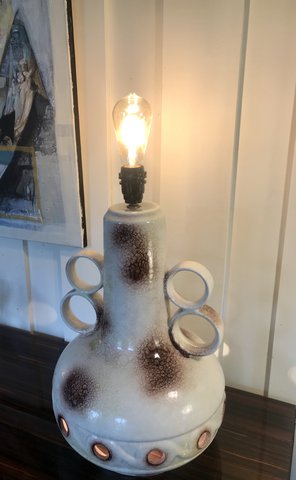 Vintage keramieken lampenvoet