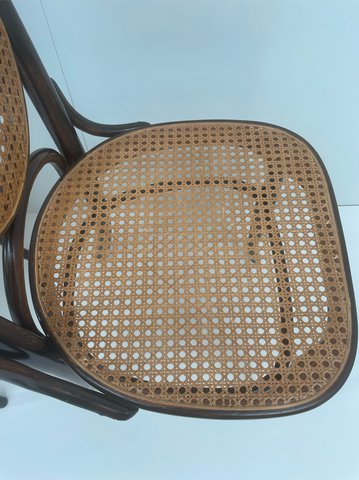 2x Thonet stoelen / Long John chair