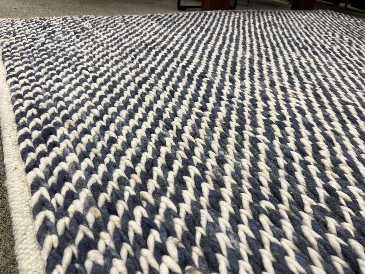 Image 4 of Brink & Campman Scone Teppich Blau Wolle