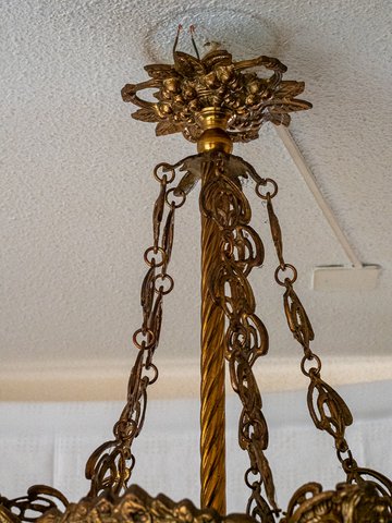 Glazen 'Gaudi' lamp