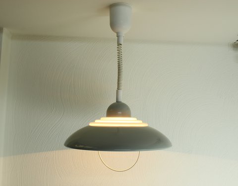 Vintage Deense hanglamp door Knud Christensen