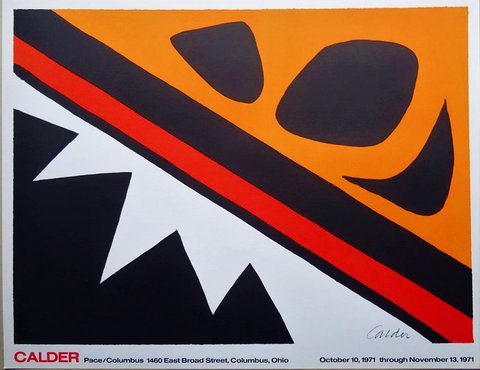 Alexander Calder (1898-1976)  Kleurenoffsetlitho