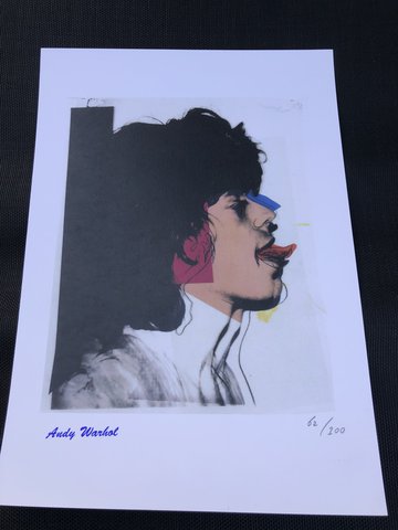 Andy Warhol - Mick Jagger portret